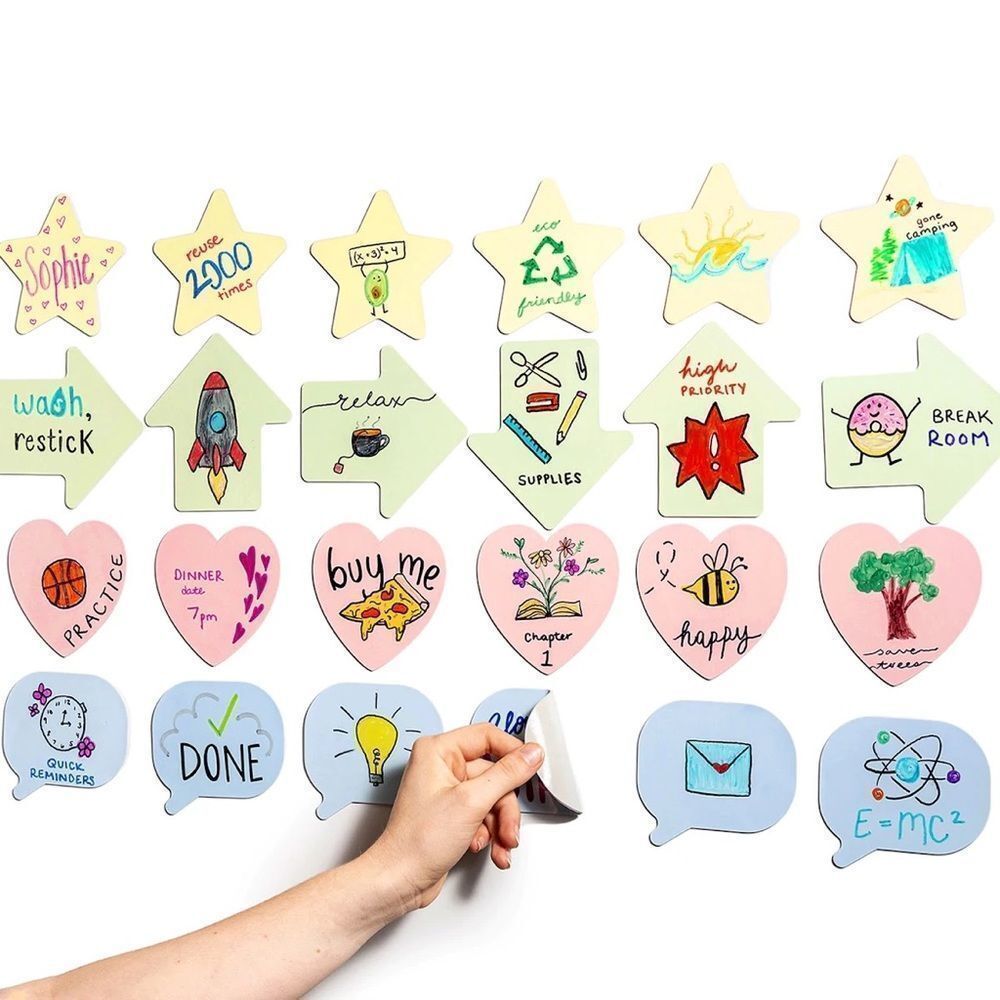 COPY - NWT MC Squares Reusable Sticky Notes - 4 pack
